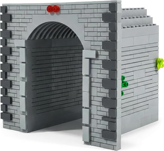 General Jim's Toy Train Building Blocks Set Train Tunnel