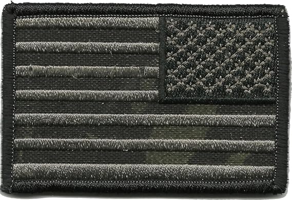 Gadsden and Culpeper Multicam Black Tactical Patch - 2x3 USA Reverse