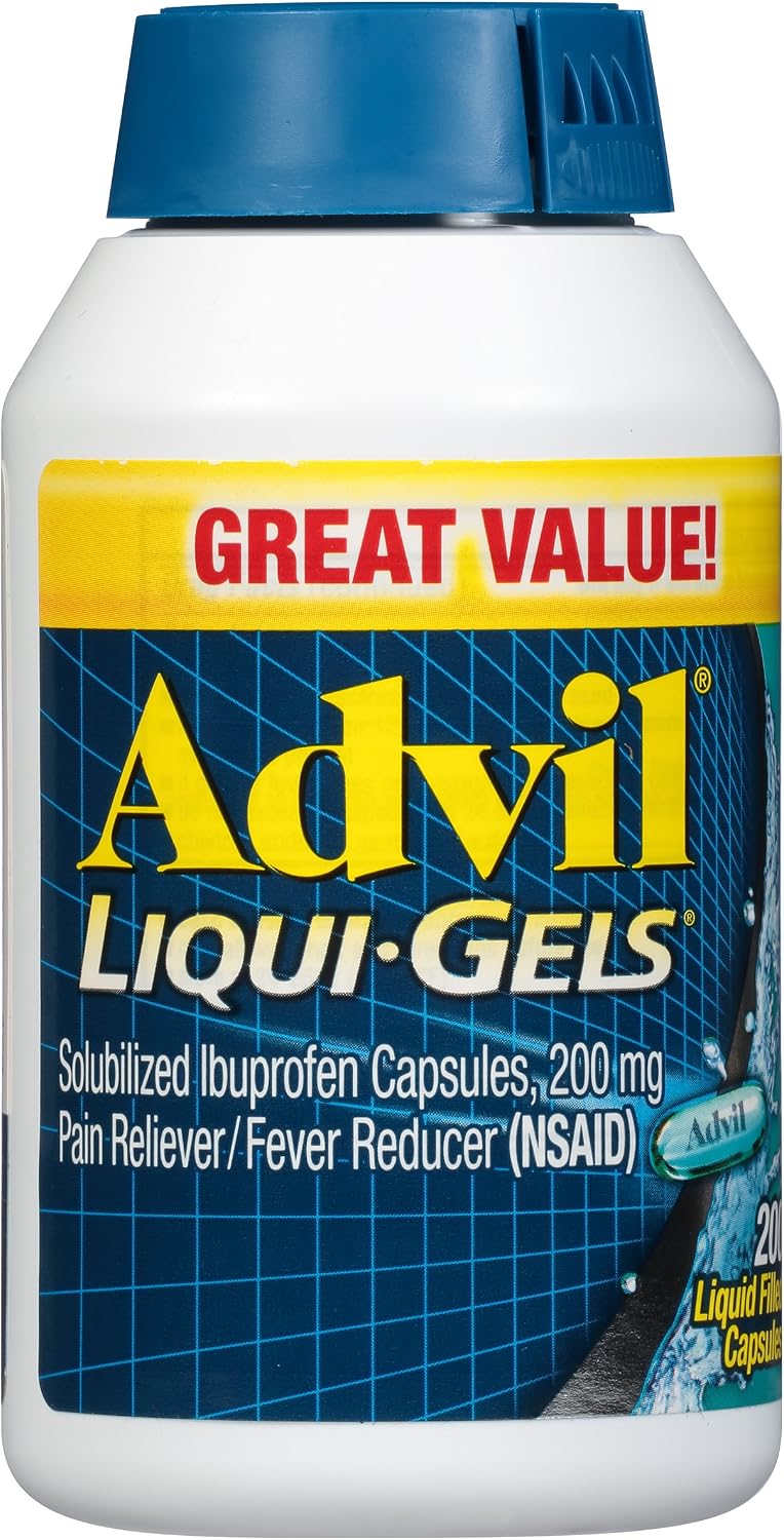 Advil Liqui-Gels 200mg - 200 Liquid Filled Capsules