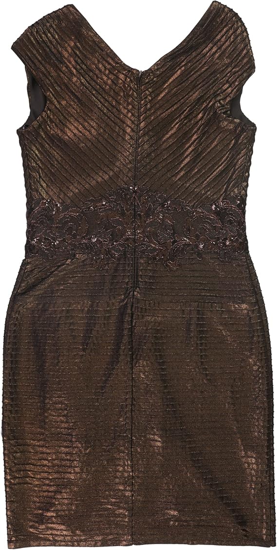 Tadashi Shoji Womens Sequin Cocktail Dress