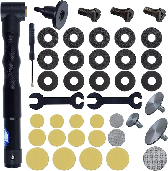 90 Degree Flexible Shaft Rotary Tool Handpiece Extension | 41pcs Right Angle Flexible Shaft Handle Attachment Set Compatible with Hanging Grinder, Bench Polisher, Electric Drill