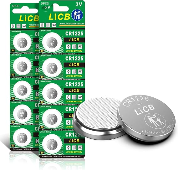 LiCB 10 Pack CR1225 3V Lithium Battery CR 1225