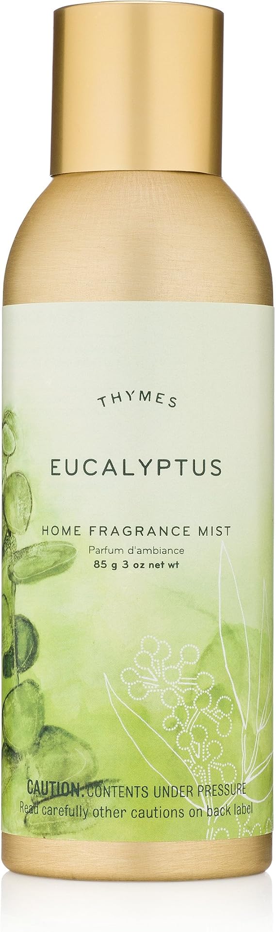 Thymes Home Fragrance Mist Room Air Fresheners for Home Long Lasting Air Freshener Spray Scented Room Spray with Notes of Eucalyptus Oil, Italian Lemon, Fir, Petitgrain (Eucalyptus, 3 oz)