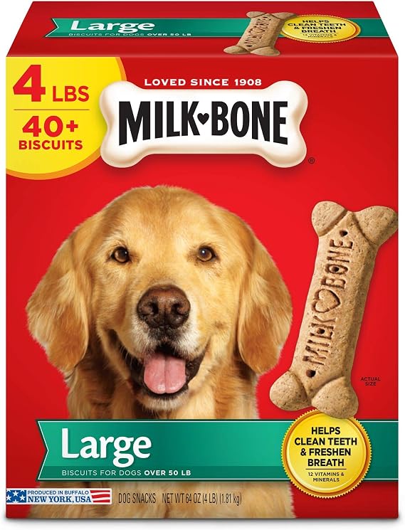 Milk-Bone Original Dog Treats for Large Dogs 4 Lb