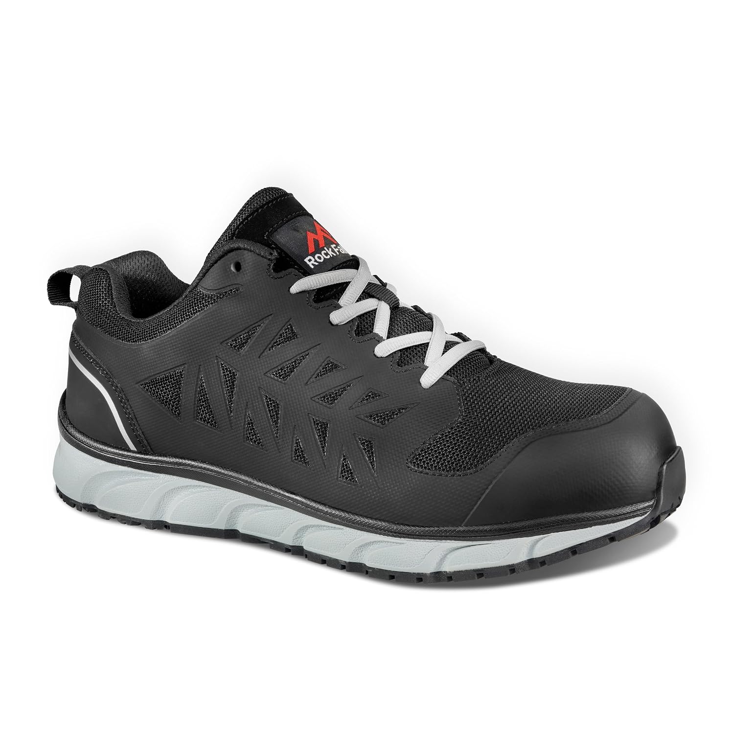 Rock Fall Fly Lightweight Safety Steel Toe Cap Safety Trainer Unisex, Water Repellent Safety Boots, SRC Slip Rated Work, Lightweight and Breathable UK 10