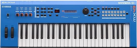 Yamaha MX49BU MX49 Music Production Synthesizer, Blue