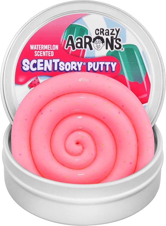 Crazy Aaron's Thinking Putty - Popsicle - Multi-Color Sensory Putty for Kids and Grown ups in a 4" Tin - Creative and Endless Fun, Stress Relief Therapy Toys, Never Dries Out - Made in USA