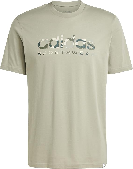 adidas Camo Linear Graphic Tee Men's Short Sleeve Graphic T-Shirt