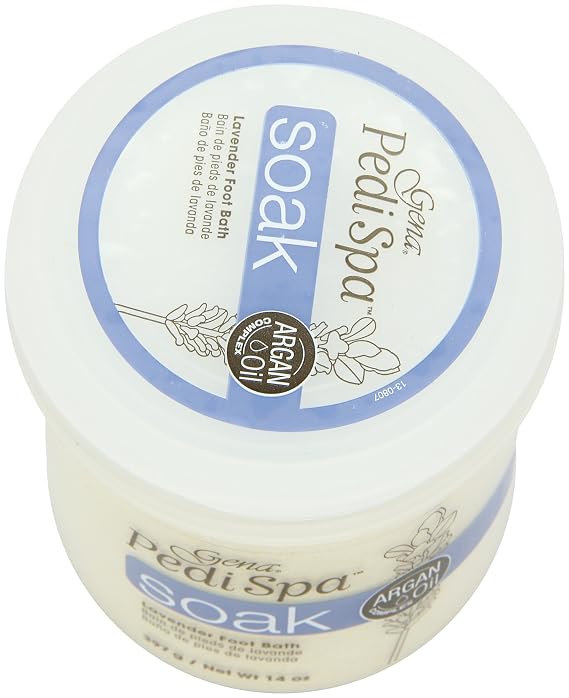 Gena Pedi Spa with Argan Oil Complex Pedi Spa Soak, 14 Ounce
