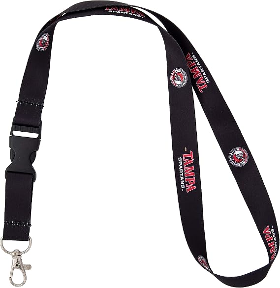Desert Cactus University of Tampa Lanyard with Snap Buckle (Black)