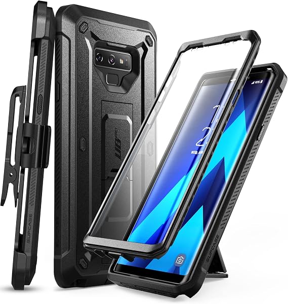 SUPCASE for Samsung Galaxy Note 9 Case (2018) with Screen Protector, Black