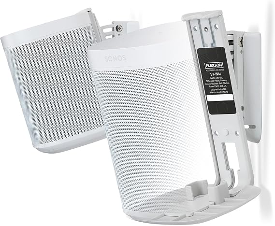 Flexson Wall Mount for SONOS One (Pair, White)