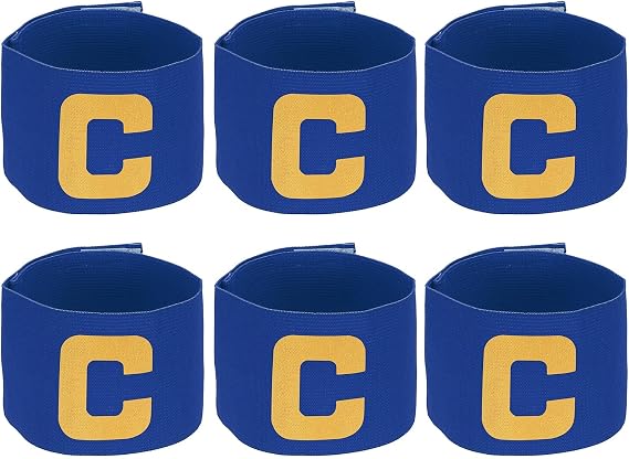 Soccer Captain Armband, Football Armband Elastic Adjustable Player Bands Anti-Slip Badge Adult/Youth Football Basketball