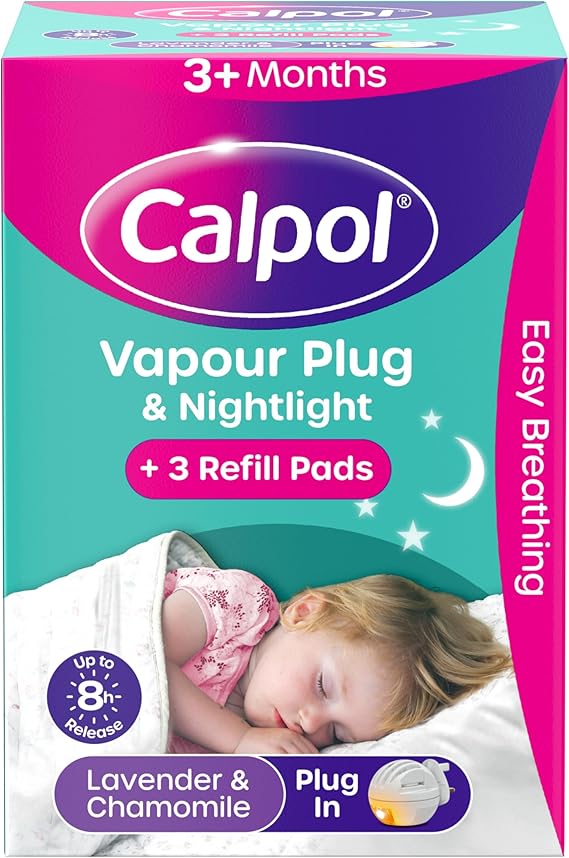Calpol Vapour Plug In Nightlight & 3 Refill Pads