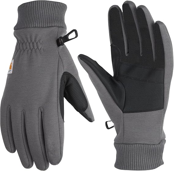 Carhartt Men's Wind Fighter Thermal-Lined Fleece Touch-Sensitive Knit Cuff Glove