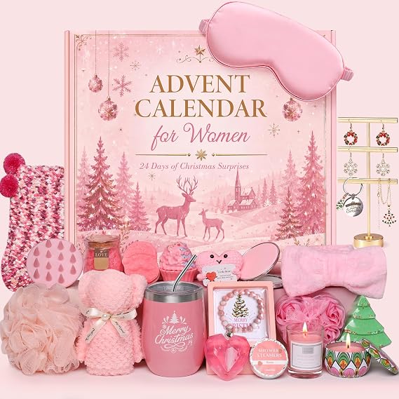 Verdenu Advent Calendar 2026 for Women Teen Girls - 24 Day Beauty Gift Set