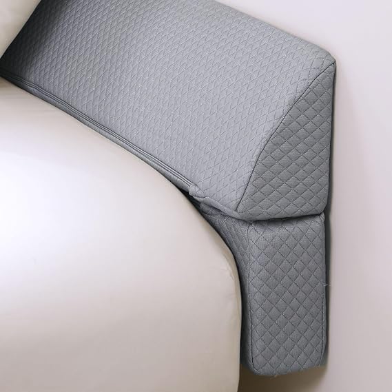 HOMBYS Wedge Pillow Headboard for Bed Gap,Foldable Wedge Gap Filler King Size,Matterss Gap Filler,Multi Functional Bed Crack Pillow, Fill The Gap (0-7") Between Your Headboard and Mattress