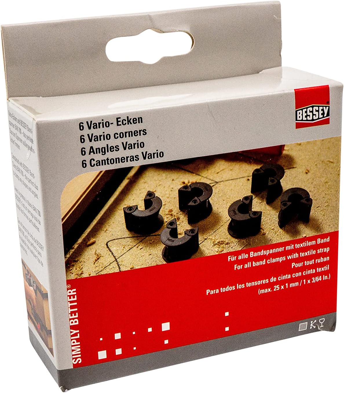 BESSEY VAC-6 Angle Plates 6-Pack