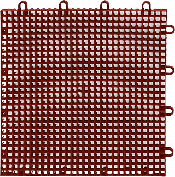 IncStores 5/8 Inch Thick Outdoor Basketball Court Flooring | Build the Ultimate Space for Basketball, Tennis, and More with Weatherproof Plastic Floor Tiles