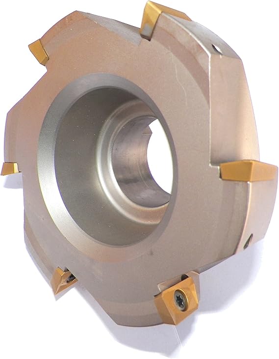 4" Face Shell Mill Cutter 90 Degree 6 Flutes Face Milling Cutter W APMT Inserts