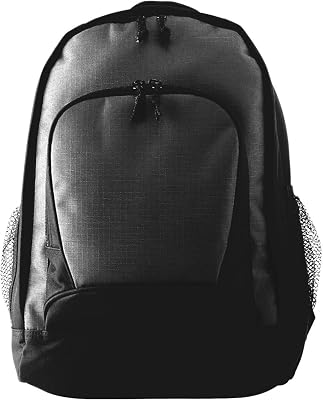 Augusta Sportswear Ripstop Backpack, One Size, BlackBlack