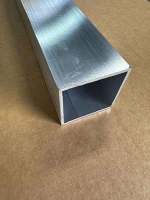 18 Wall x 3 x 3 Square Aluminum Tube, 6061 Aluminum 12 INCH