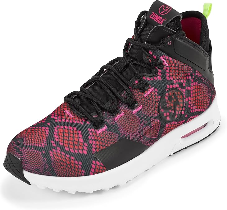 ZUMBA Air Funk Womens Dance Shoes, Mid-Top Fitness Sneakers