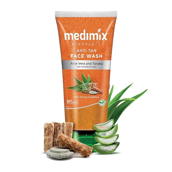 Medimix Ayurvedic Anti Tan Face Wash - 100 ml @ FATEH STORE