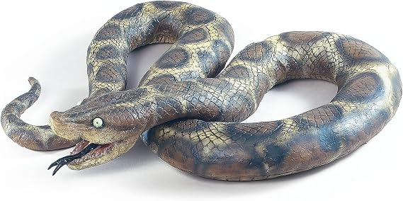 Bristol Novelty AK043 Snake Large Rubber Prop, Brown