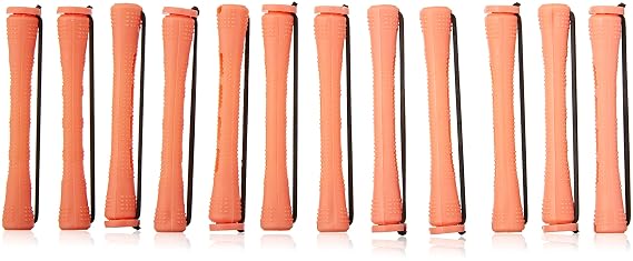 Marianna Long Pink Perm Rods, 12 Count