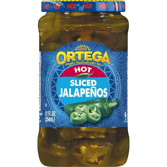 Ortega Peppers Sliced Pickled Jalapeno, 12 oz