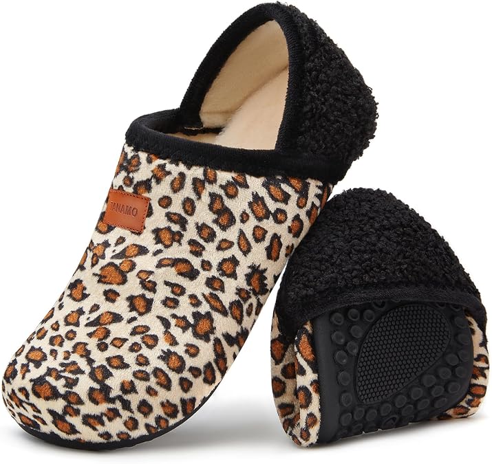 Tanamo House Slippers for Women Men Indoor Barefoot Slippers Socks Slip on House Shoes Cozy Comfy Slippers for Home Bedroom Travel Yoga