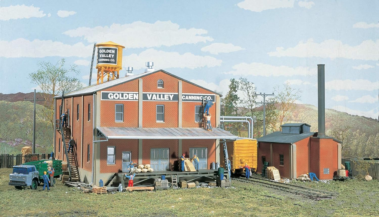 Walthers Cornerstone HO Scale Golden Valley Canning Company Structure Kit