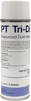 BASF PT Tri-Die Pressurized Dust Insecticide - Lambda-Cyhalothrin Crack & Crevice Treatment - 8 Ounce Can