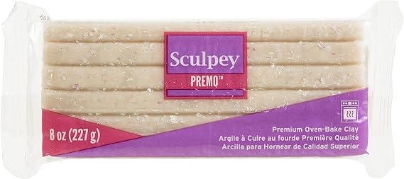 Sculpey Premo Opal Polymer Oven-Bake Clay - 8 oz Bar for Jewelry Making