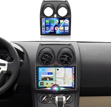 8 Core 6G+128G Android Car Stereo for Nissan Rogue Sport Qashqai 2006-2016 (JBL Compatible), Wireless CarPlay Android Auto, 5G WiFi GPS, 9" Touch Screen, Bluetooth FM RDS SWC Backup Camera