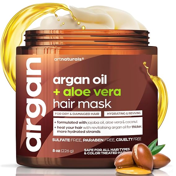 Artnaturals Argan Hair Mask with Keratin, 8 oz