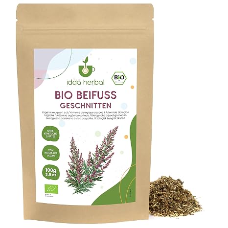 IDDA Herbal Artemisia vulgaris Organic Mugwort Tea 100 g