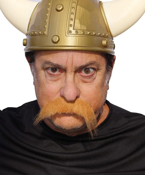 City Costume Wigs Walrus Mustache, Auburn