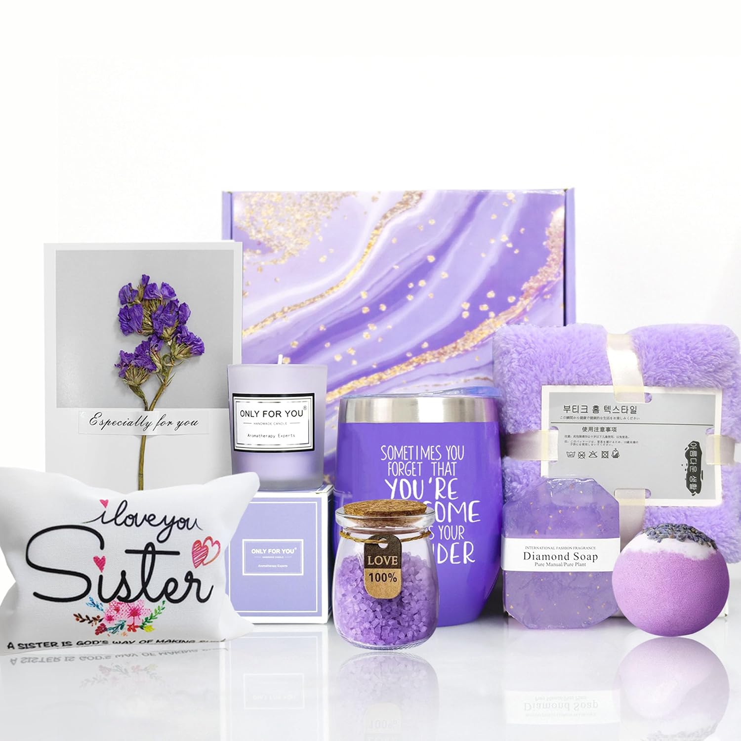 Gifts for Women Birthday Gift for Women Gifts for Girlfriend Sister for Birthday Christmas Mum Wife Birthday Gift Set 8-Piece Set