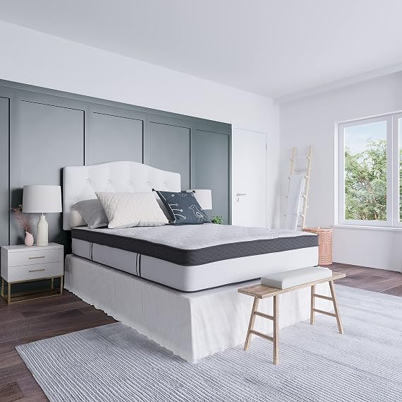 EMMA + OLIVER Astor 12 Inch CertiPUR-US Certified Memory Foam Pocket Spring Mattress, Full Mattress in a Box