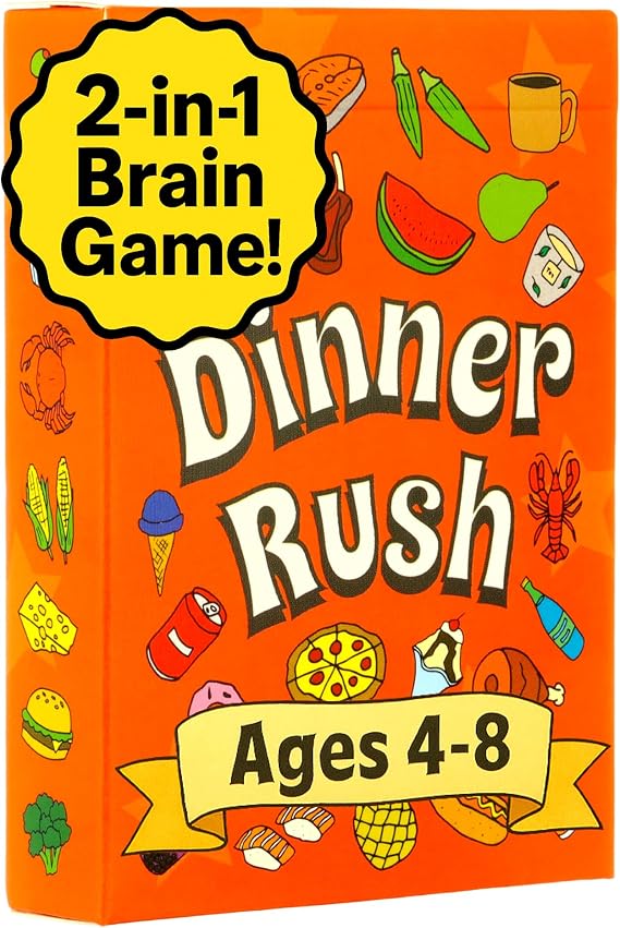 Pocket-Sized Kids Restaurant Game | Picture and Quantity Matching
