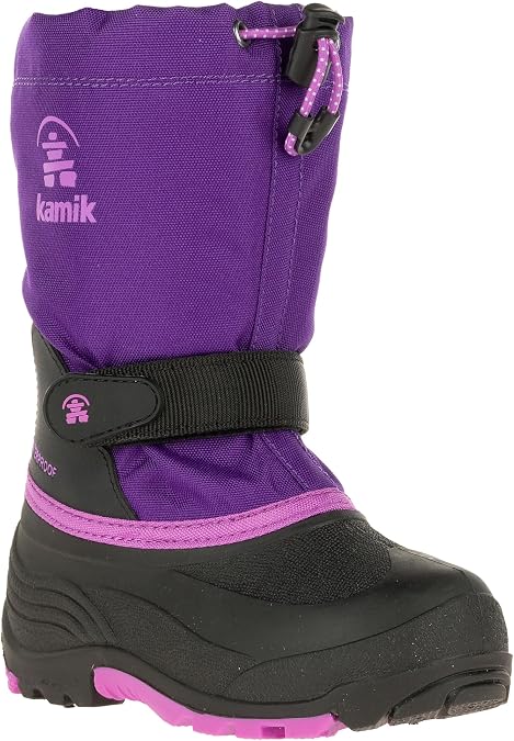 Kamik Waterbug 5 Kids Boots, Purple - 7 Big Kid