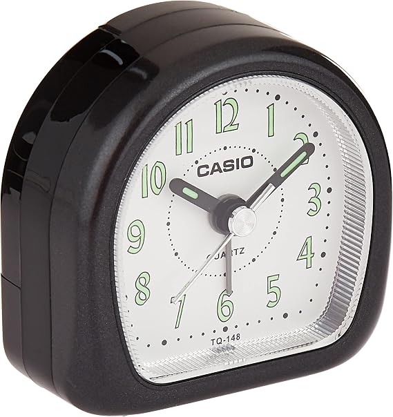 Casio TQ-148-1DF Masa Saati, Siyah, Standart