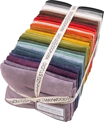 Bonnie Sullivan Woolies Flannel Color Wash 28 Fat Quarters Maywood Studio