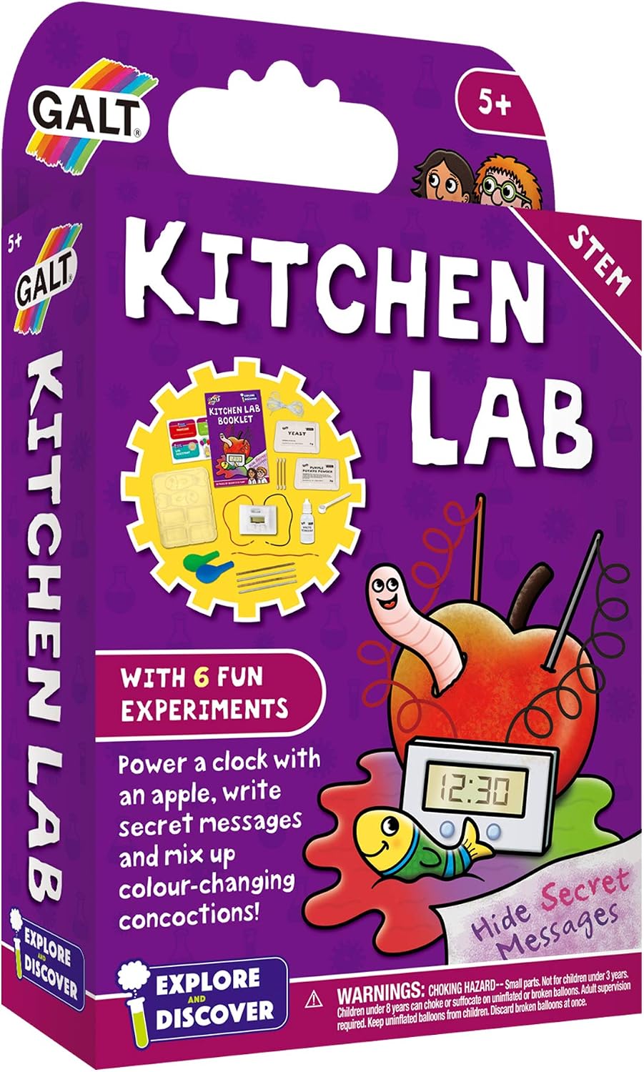Galt Toys, Kitchen Lab, Science Kit for Kids, Ages 5 Years Plus