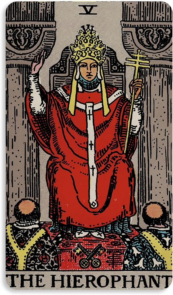 The Hierophant Tarot Sticker - [3.25'' x 5.5"]