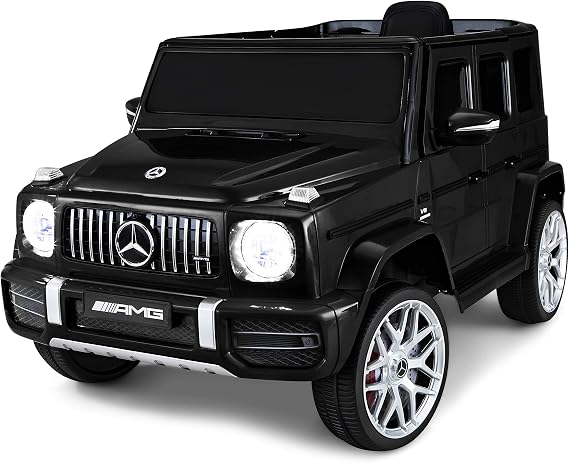 Kid Trax Electric Kids Luxury Mercedes Benz AMG G63 Car Ride-On Toy, 6 Volt Battery, Remote Control, Ages 3-5 Years, Black