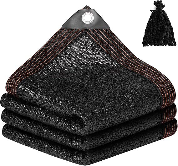90% Sunblock Shade Cloth with Grommets(1m x 2m) | UV Resistant Greenhouse Shading Net, Multifunctional Sun Mesh Shade Canopy for Garden, Patio, Backyard, Swimming Pool
