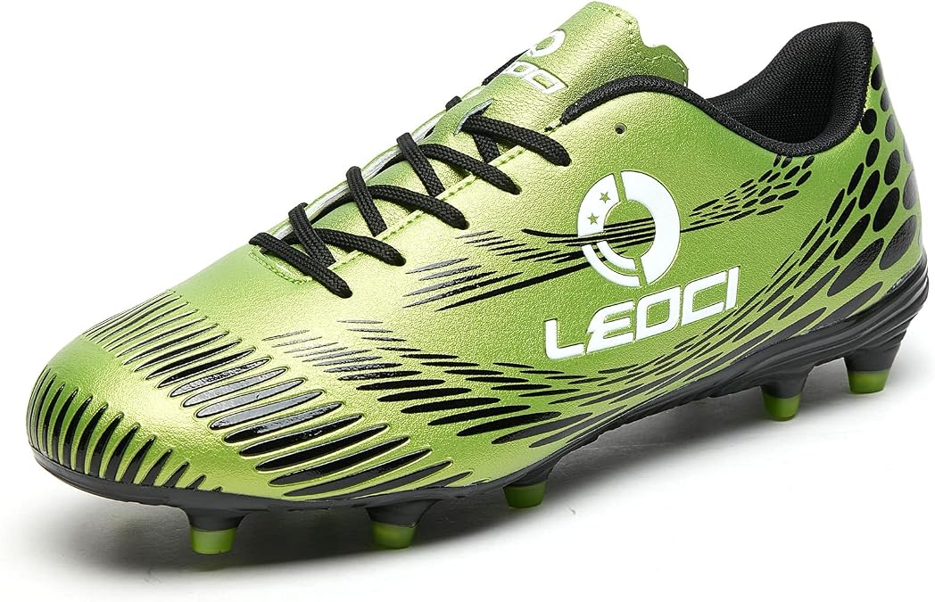 Men's Women's Firm Ground Soccer Cleats Outdoor/Indoor Boys Girls Professional Futsal Football Training Sneakers